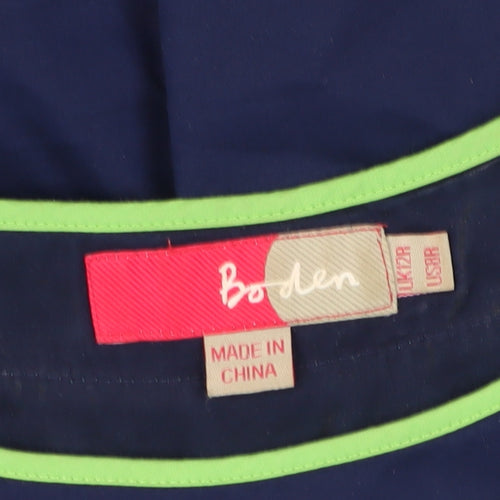 Boden Women's Blue Sheath Dress, Size 12, Spring Style