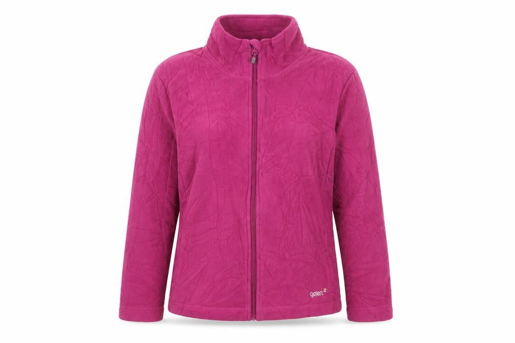 Front view of Gelert Women's Purple Fleece Jacket, size 12