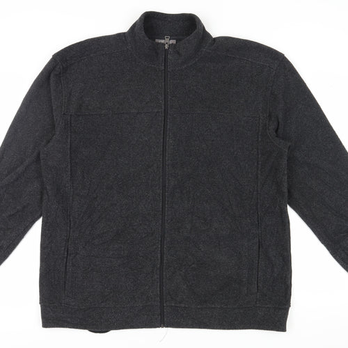 Chisel Men's Black 2XL Basic Fleece Jacket