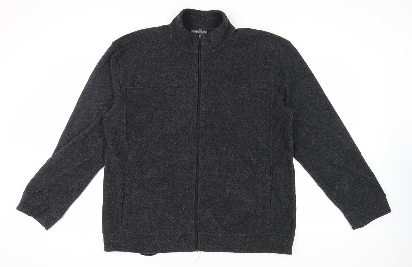 Chisel Men's Black 2XL Basic Fleece Jacket