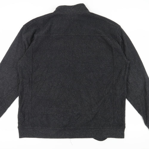 Chisel Men's Black 2XL Basic Fleece Jacket