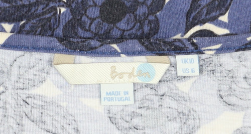 Boden Women's Blue Floral Shift Dress Size 10