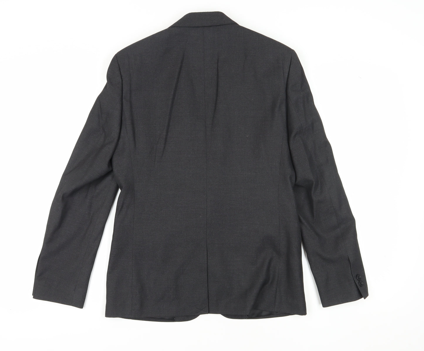Moss London Men's Grey Slim Fit Blazer, Size 38R