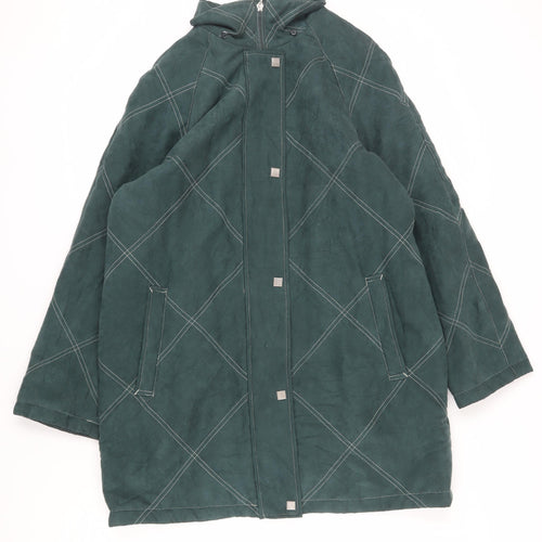 Dannimac Women's Green Overcoat Size L