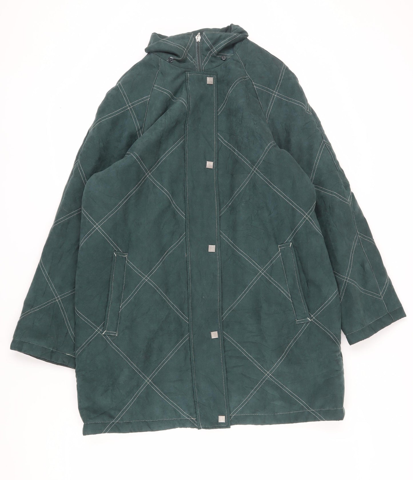 Dannimac Women's Green Overcoat Size L