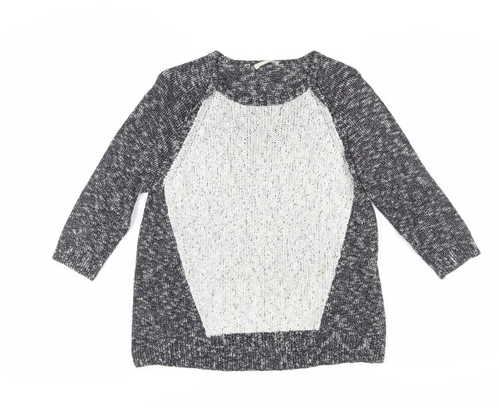 Women's Multicoloured Pullover Knit Jumper Size 8