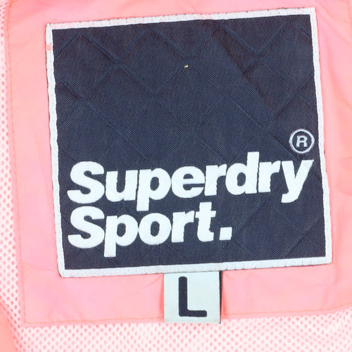 Superdry Women’s Pink Windbreaker Jacket L