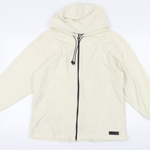Sportswear Women's Ivory Fleece Jacket Size 8