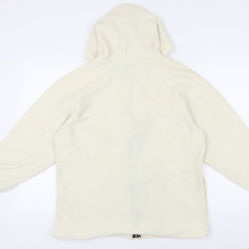 Sportswear Women's Ivory Fleece Jacket Size 8