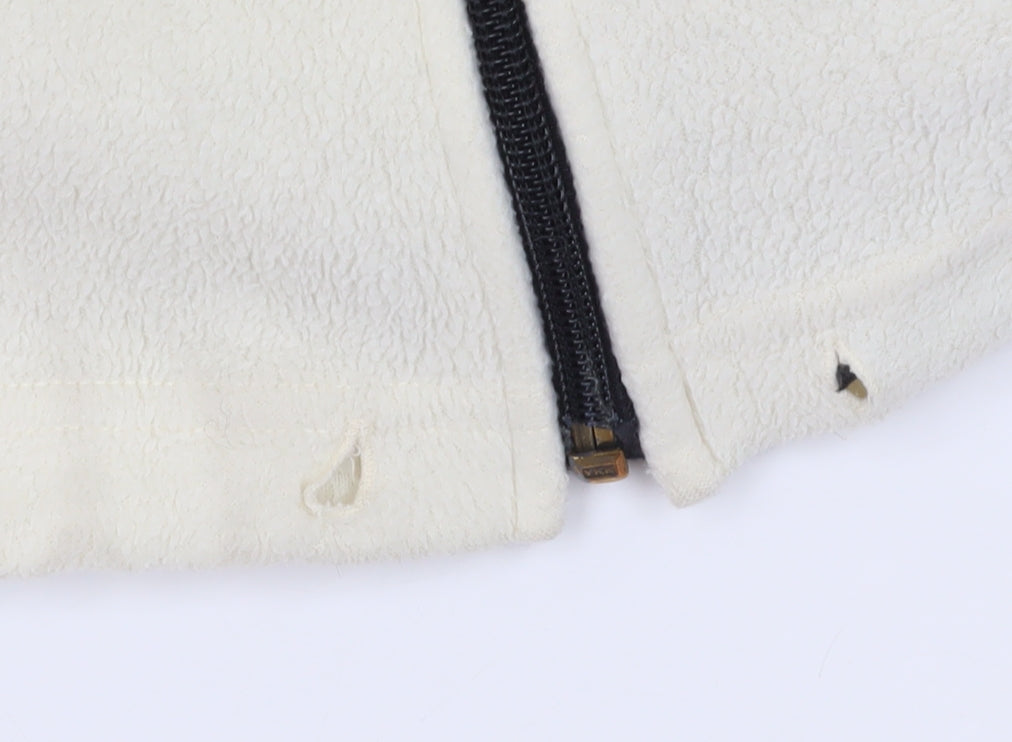 Sportswear Women's Ivory Fleece Jacket Size 8