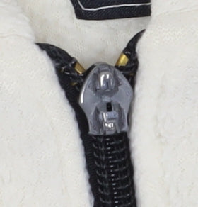 Sportswear Women's Ivory Fleece Jacket Size 8