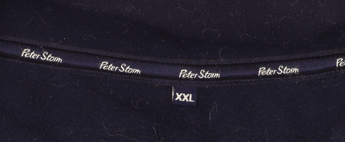 Peter Storm Men's Green Fleece Jacket 2XL Relaxed Fit