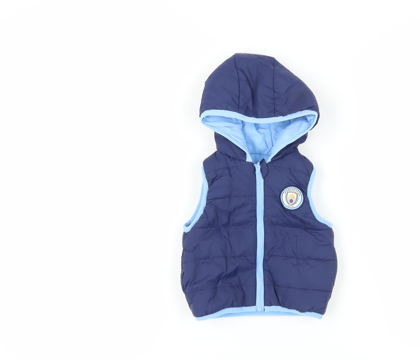 Manchester City Unisex Baby Blue Puffer Jacket 6-9 Months
