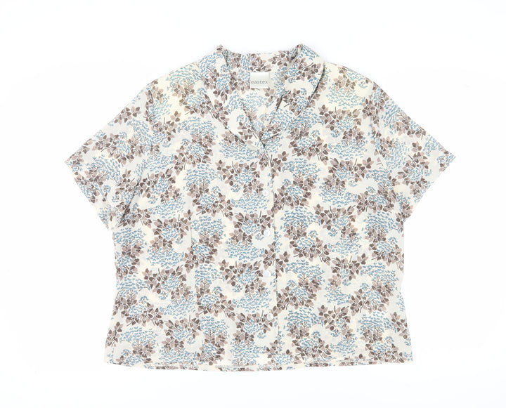 Eastex Women's Multicoloured Floral Button-Up