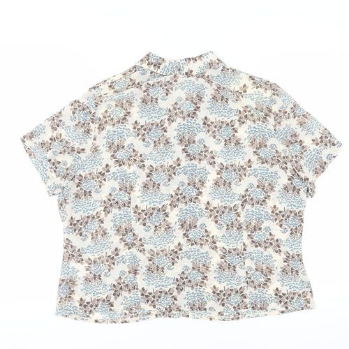 Eastex Women's Multicoloured Floral Button-Up