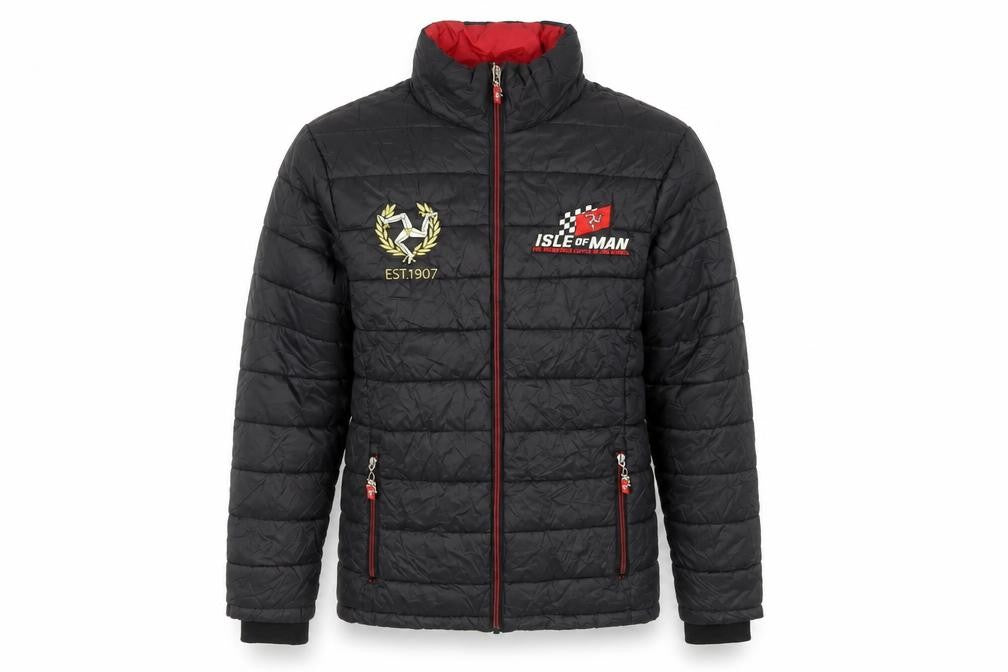 Front view of Clinton Enterprises Men's Black XS Puffer Jacket