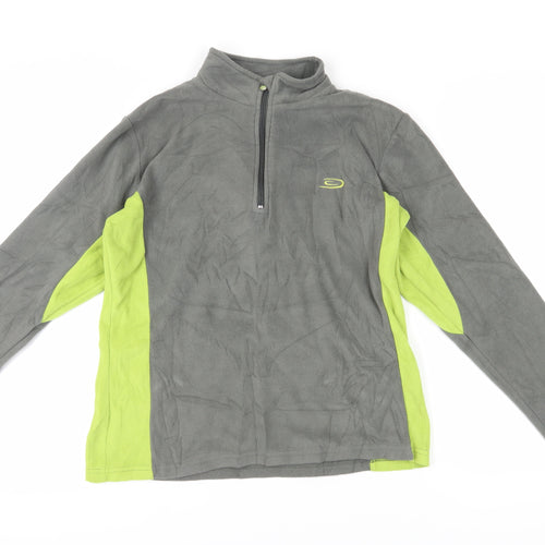 Crane Trail Unisex Grey Fleece Pullover Sweatshirt, S