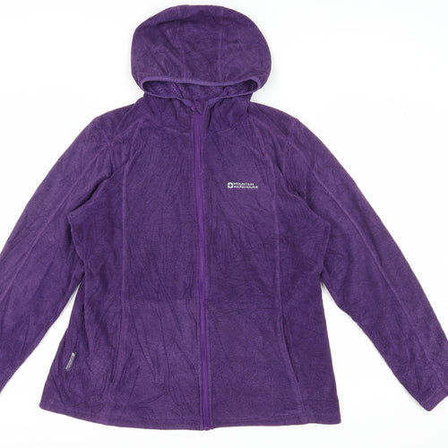 Mountain Warehouse Women's Purple Fleece Jacket Size 18