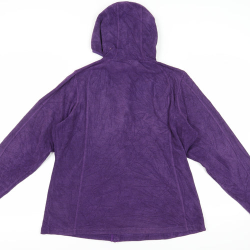 Mountain Warehouse Women's Purple Fleece Jacket Size 18