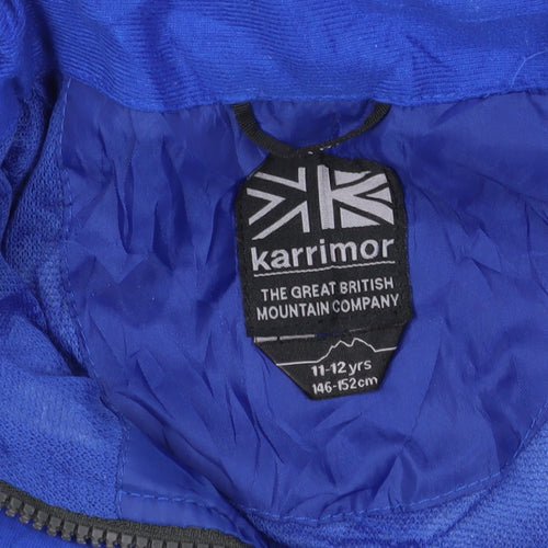 Karrimor Boys Black Puffer Jacket 11-12 Years Waterproof