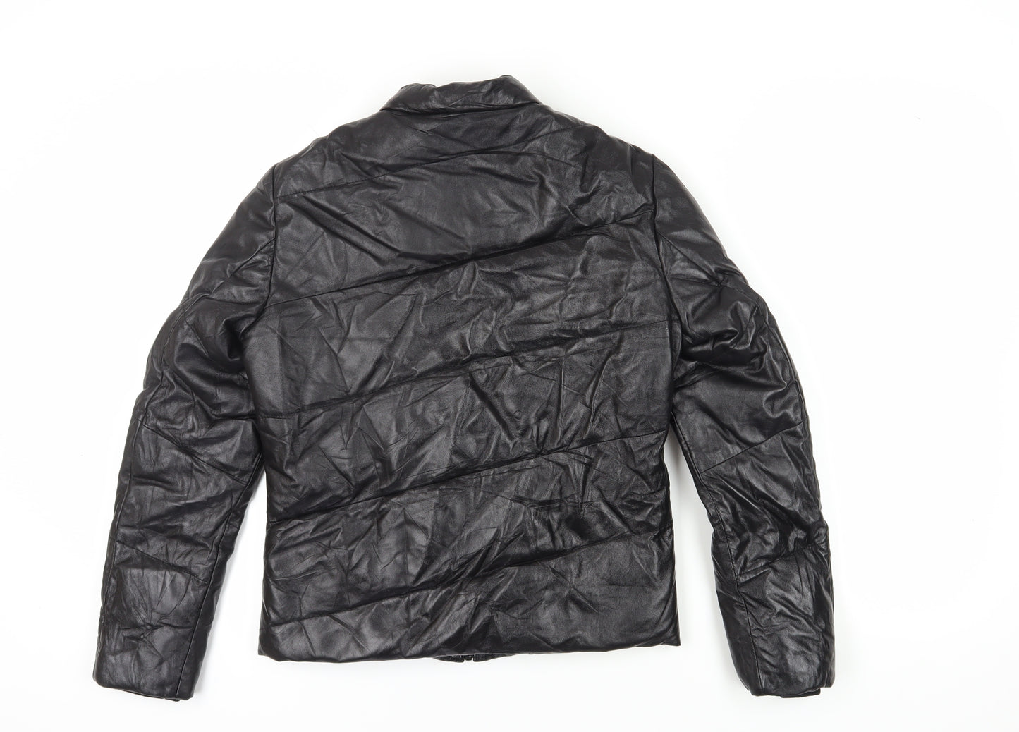 EHE Boys Black Jacket M, Autumn Winter Lined Full Zip