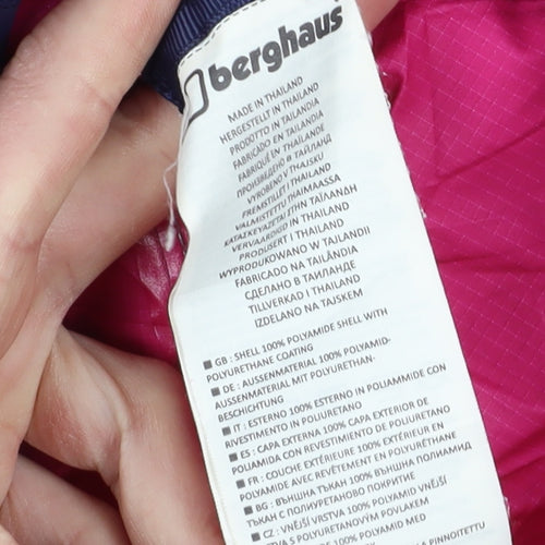 Berghaus Women's Blue Mid-Length Rain Jacket, Size 14, Waterproof