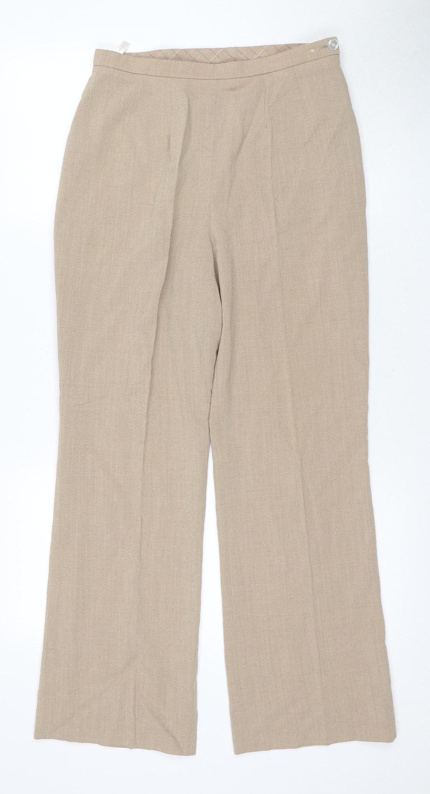 Country Casuals Women's Beige Petite Trousers Sz 12