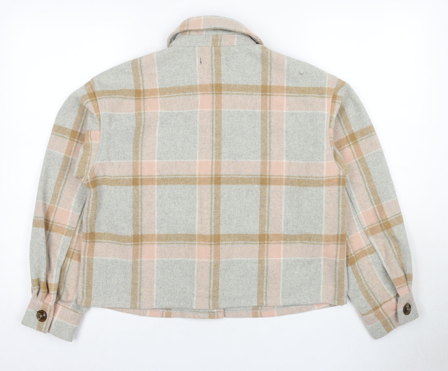 New Look Women's Multicoloured Petite Checked Jacket