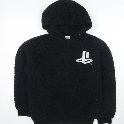 PlayStation Boys Black Pullover Hoodie 14-15 Years