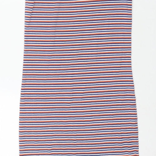 Ego Women's Multicoloured Striped Jersey Dress M