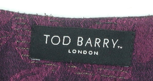 Tod Barry Women’s Purple Floral Suit Jacket