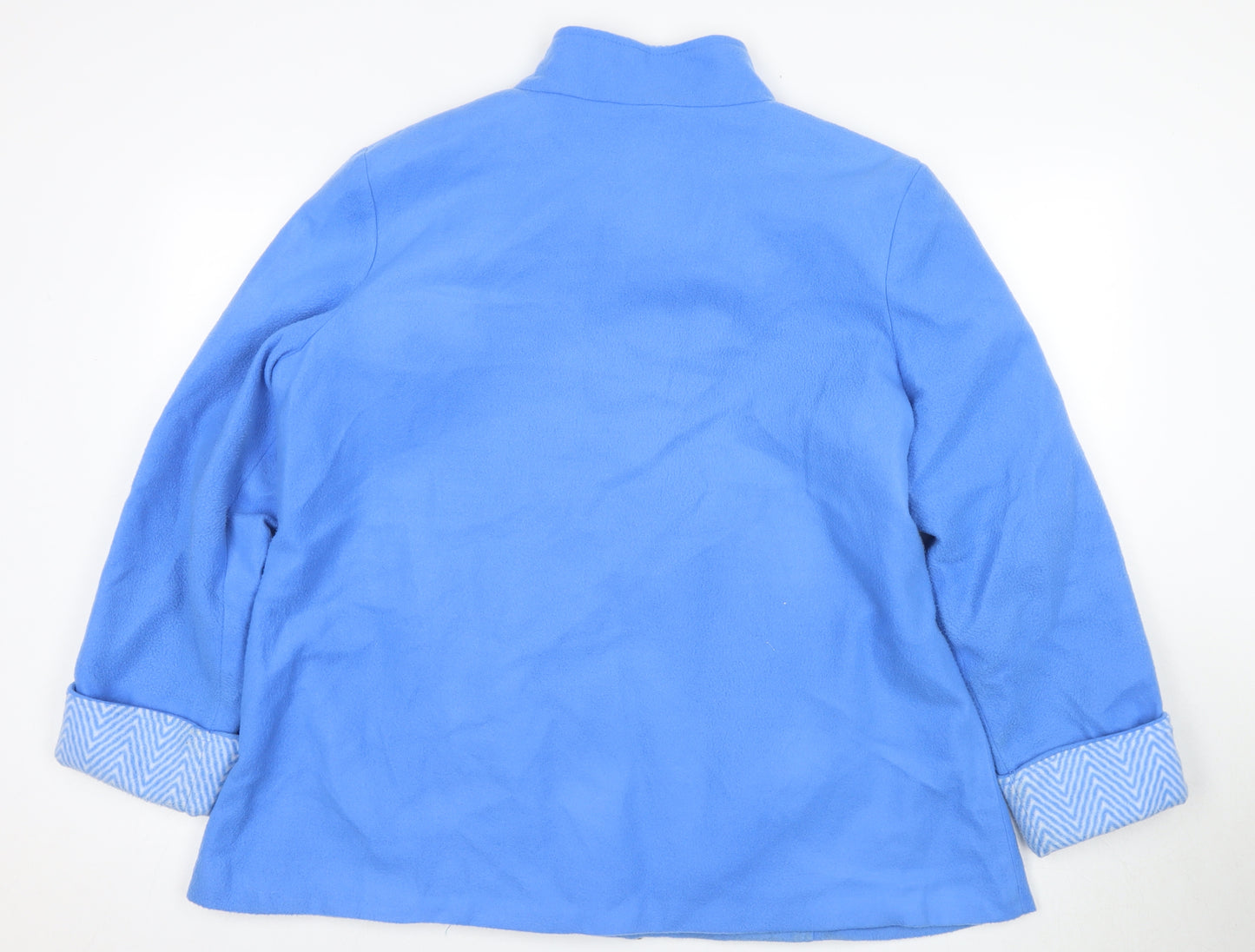 Anne De Lancay Women's Blue Basic Jacket L