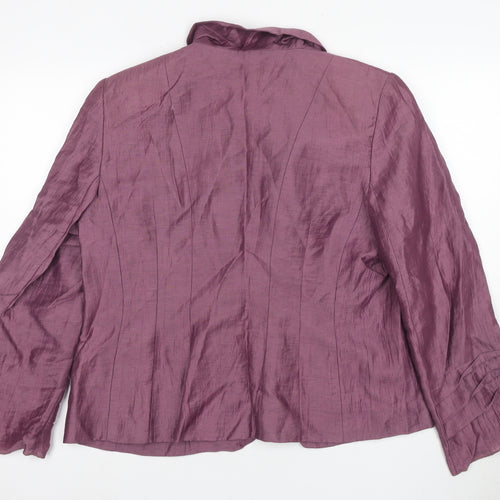 Personal Choice Purple Women's Blazer, Size 16, Classic Style