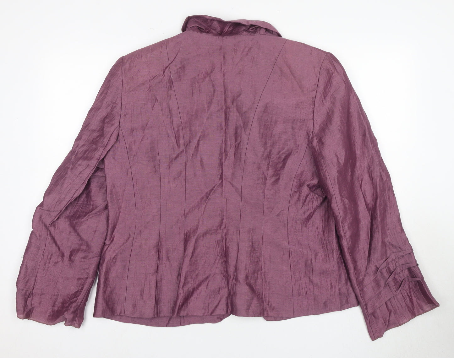 Personal Choice Purple Women's Blazer, Size 16, Classic Style