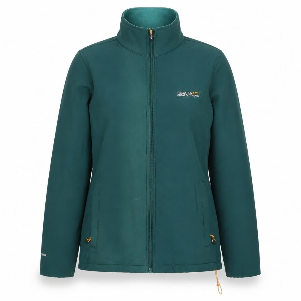 Regatta Women's Green Soft Shell Jacket Size 14