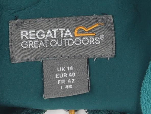 Regatta Women's Green Soft Shell Jacket Size 14
