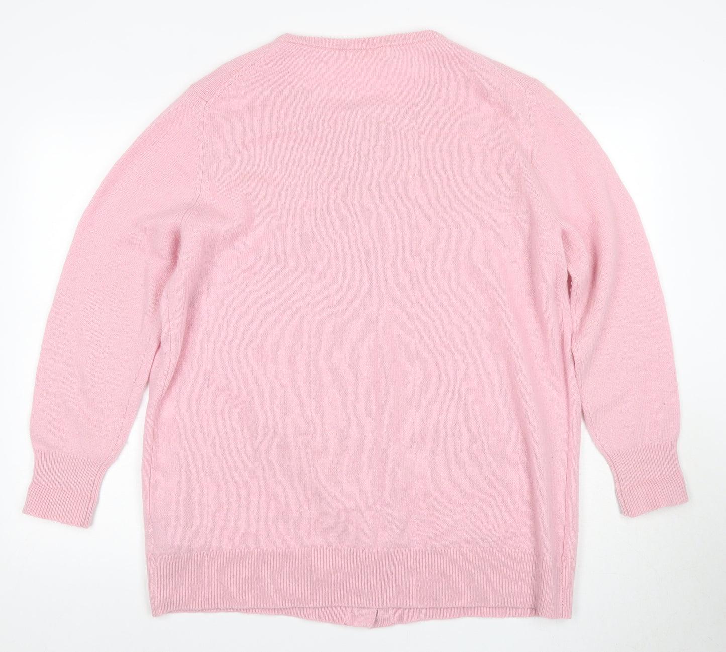 Woolovers Women's Pink Cardigan XL - Casual Knit
