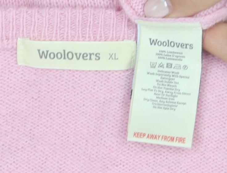 Woolovers Women's Pink Cardigan XL - Casual Knit