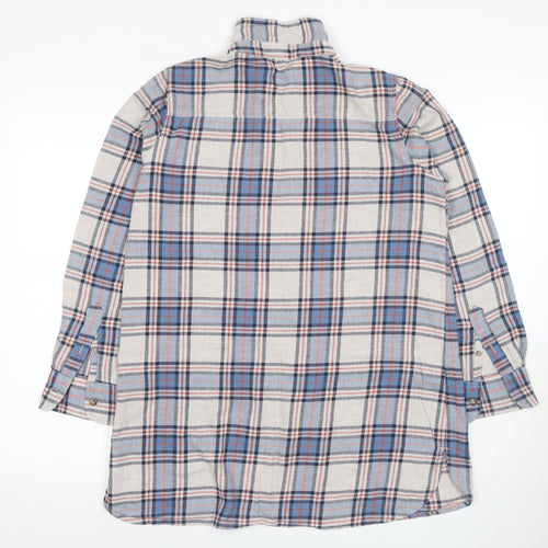 Fat Face Women's Multicoloured Plaid Button-Up Shirt
