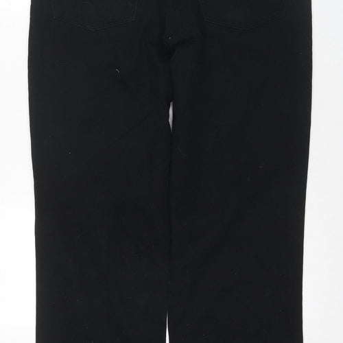 Zantos Men's Black Jeans, Size 36, Regular Fit