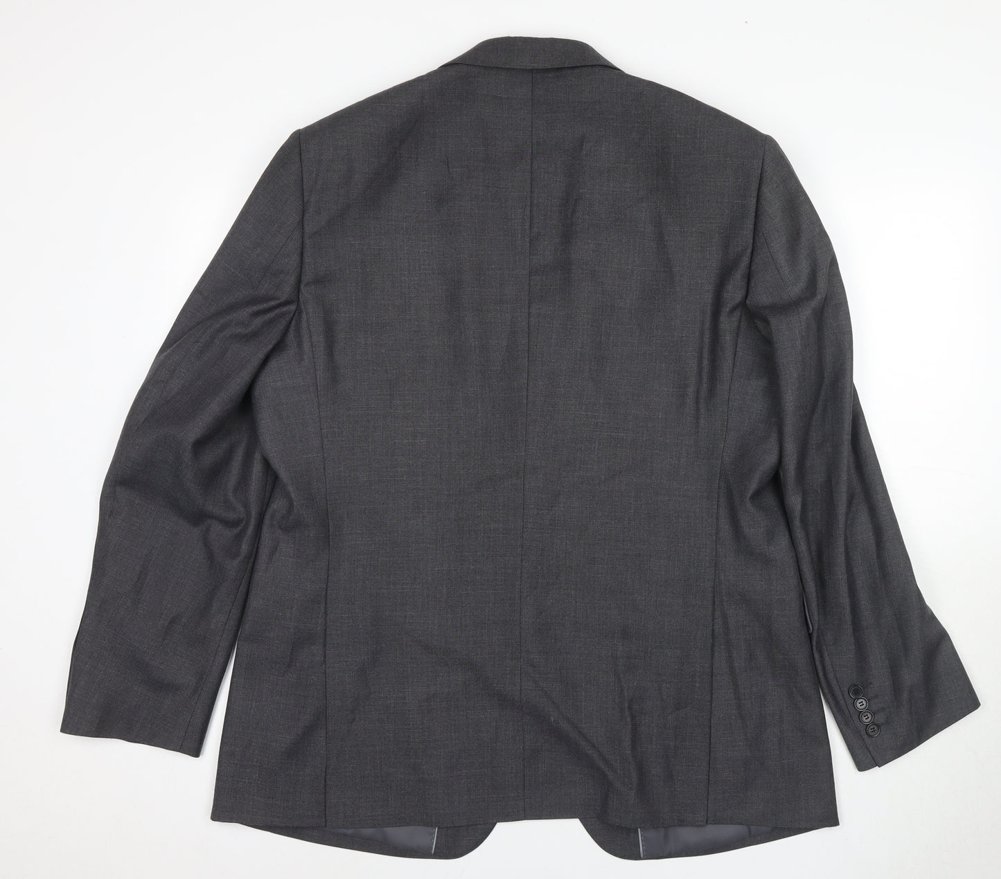 Dehavilland Men's Grey Blazer, Size 44R, Classic Fit