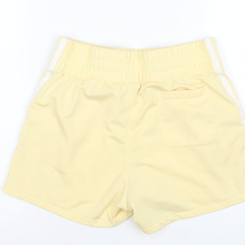 Adidas Women's Yellow Athletic Gym Shorts Size 8