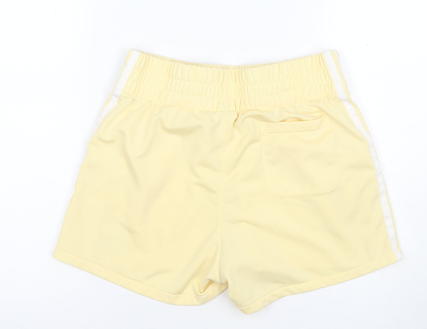 Adidas Women's Yellow Athletic Gym Shorts Size 8