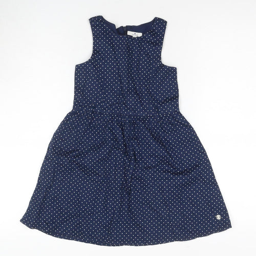 Tom Tailor Girls Blue Polka Dot Dress, Size 6, Fit & Flare