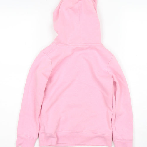 Nike Girls Pink Pullover Hoodie 4-5 Years