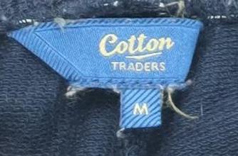Cotton Traders Men's Blue Jogger Trousers, M, Casual