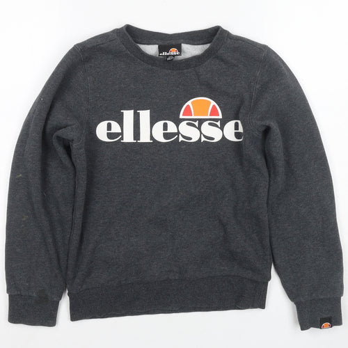 Ellesse Grey Girls Pullover Sweatshirt 8-9 Years