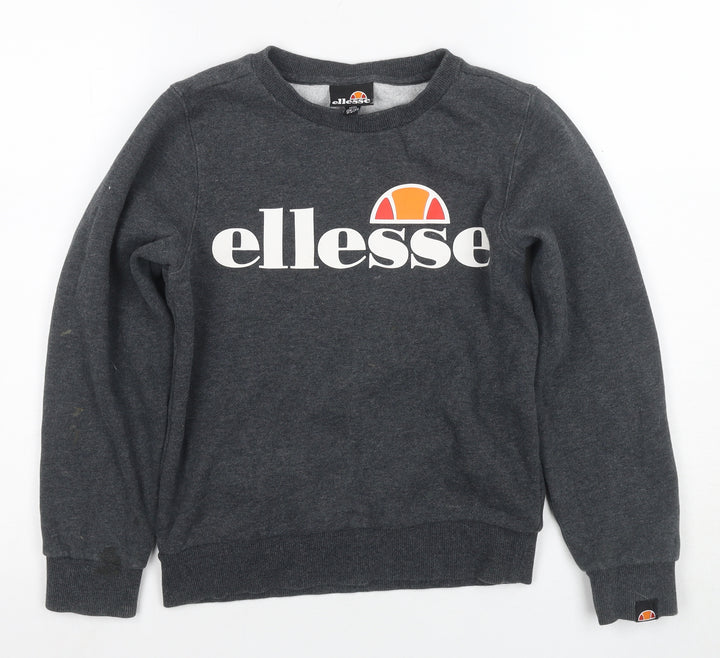Ellesse Grey Girls Pullover Sweatshirt 8-9 Years