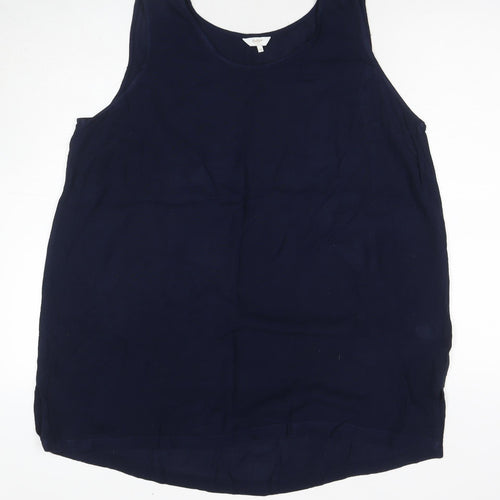 Coton Traders Women Blue Sleeveless Tank Top