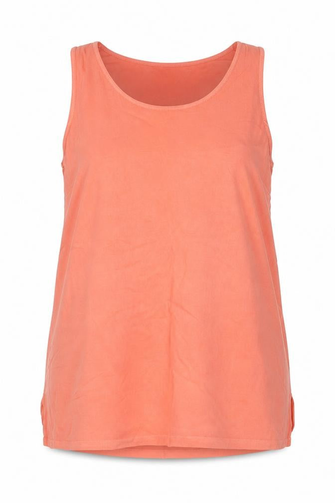 Front view of Colton Traders Women Coral Tank Top, size 16